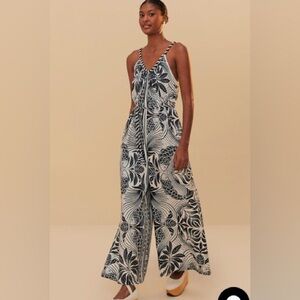Monocrome Elegance black and off-white Jumpsuit by Farm Rio XL